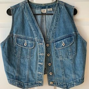 Gap Denim Women's Vest Size Large